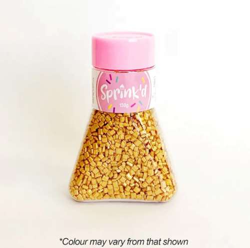 Sprink'd Sprinkles - Rock Sugar Gold - Click Image to Close
